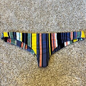 Indah Striped Multicolor Bikini Bottom